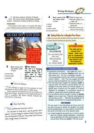 Reading and Writing Student's book 3 edition