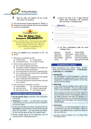 Reading and Writing Student's book 3 edition