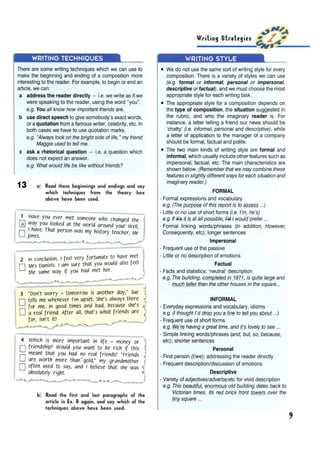 Reading and Writing Student's book 3 edition