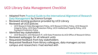 DMP online at UCD - Jenny O’Neill, (University College Dublin) | PPTX