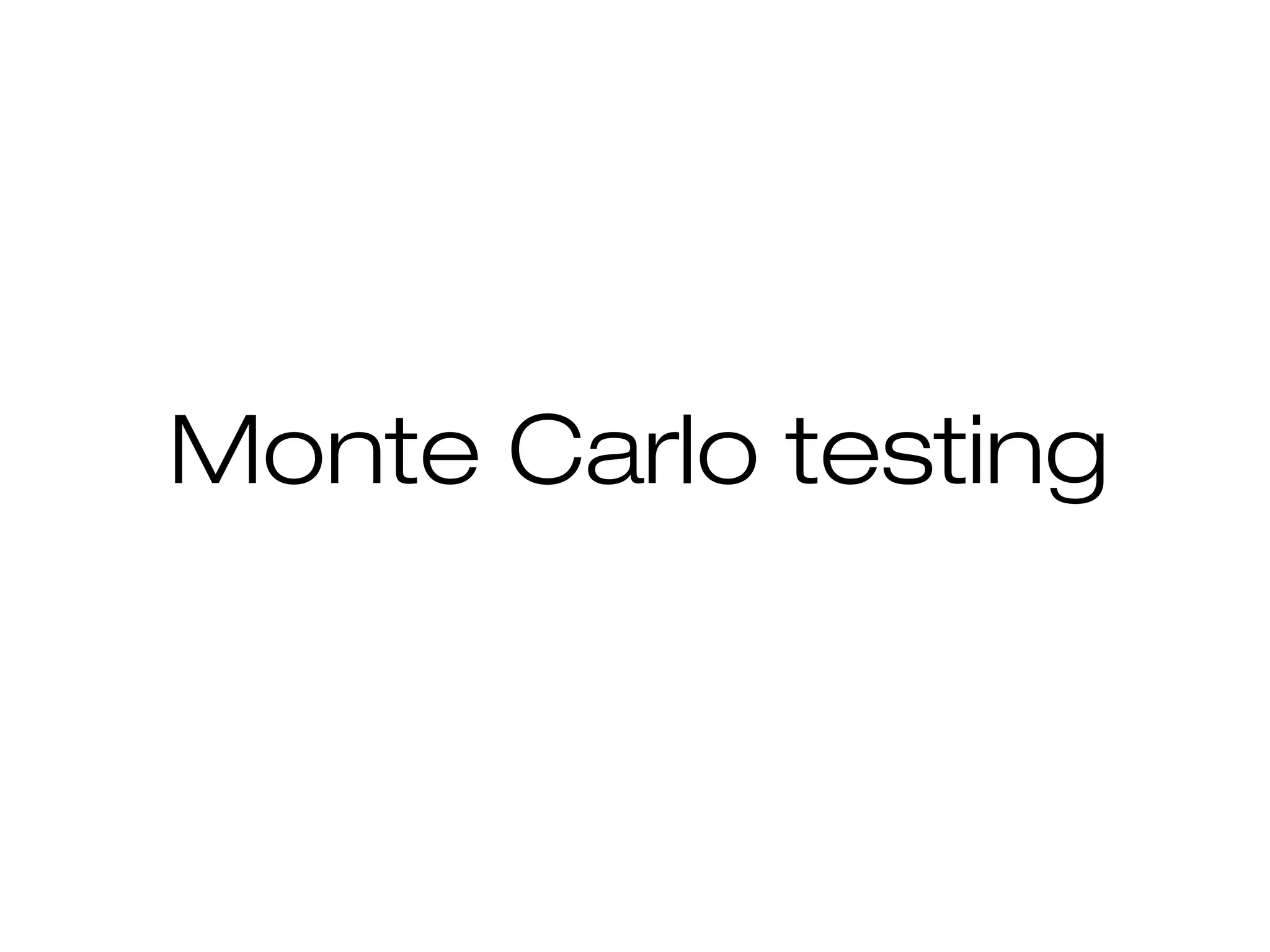 Monte Carlo testing