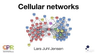 Cellular networks
Lars Juhl Jensen
 