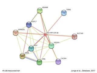 Junge et al., Database, 2017rth.dk/resources/rain
 
