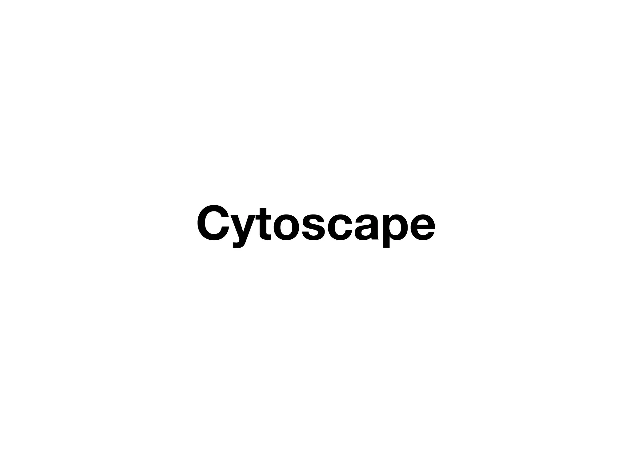 Cytoscape