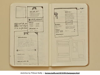sketches by Thibaut Sailly — bureau.tsailly.net/2010/09/champagne.html
 