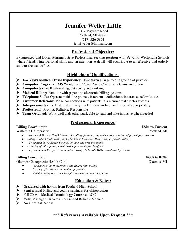 Sample Resume For Medical Coding Specialist Sample Resume For Medical Coding Specialist
