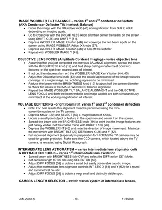 Jeol2000 fx inst | PDF