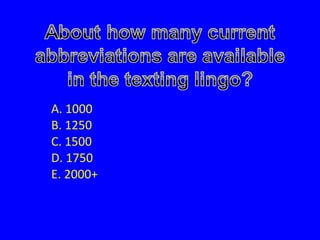 A. 1000 B. 1250 C. 1500 D. 1750 E. 2000+ 