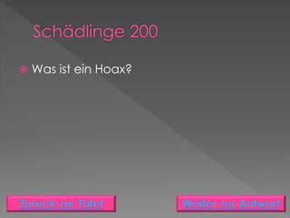  Was ist ein Hoax?
 