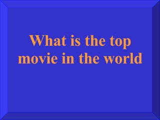 What is the top movie in the world 