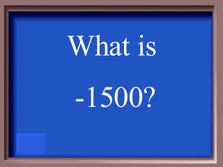 What is  -1500? 