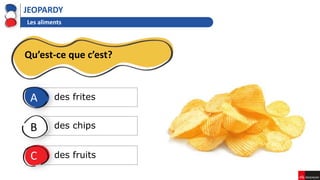 Jeopardy - Les aliments.pptx