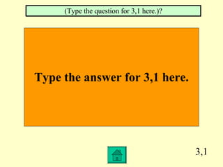 3,1 Type the answer for 3,1 here. (Type the question for 3,1 here.)? 