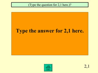 2,1 Type the answer for 2,1 here. (Type the question for 2,1 here.)? 
