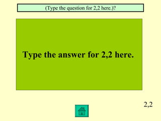 2,2 Type the answer for 2,2 here.   (Type the question for 2,2 here.)? 