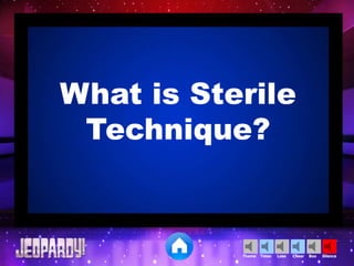 Cheer SilenceLoseTimer BooTheme
What is Sterile
Technique?
 