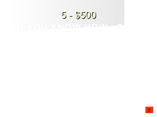 5 - $5005 - $500
DO YOU KNOW HOW…?
to transmit the time
to transmit the position of the
vessel
to transmit the numbers
to transmit the letters
GIVE THE EXAMPLES
 
 