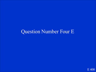 Question Number Four E E 400 