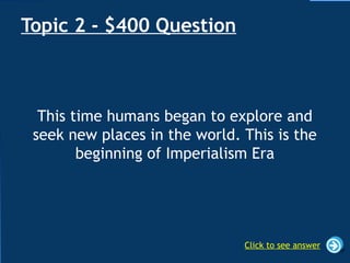 Jeopardy Game - Geography. Secondary Level | PPTX
