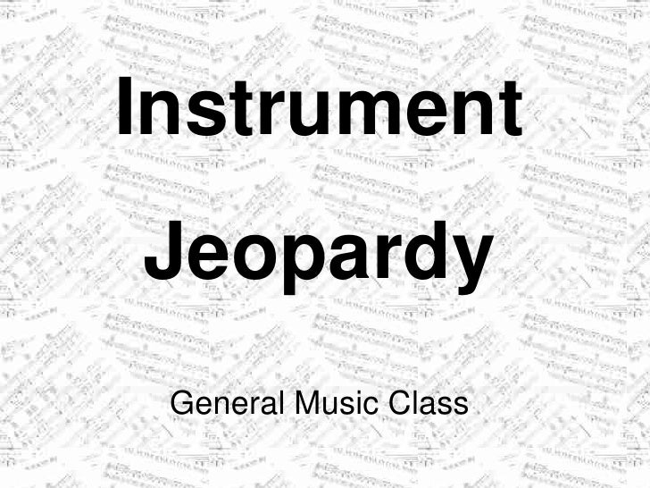 Jeopardy orchestra