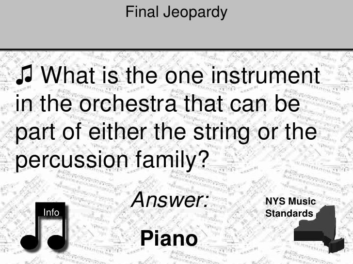 Jeopardy orchestra