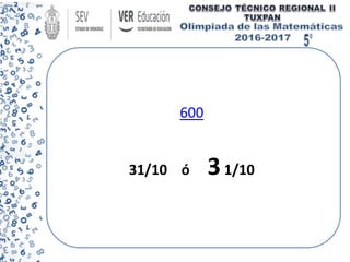 600
31/10 ó 31/10
 