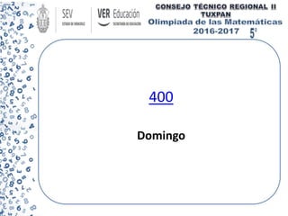 400
Domingo
 