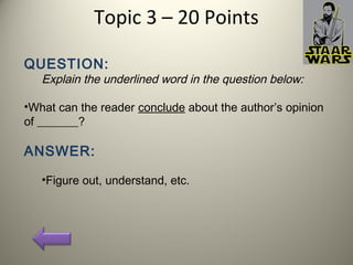 five paragraph essay jeopardy review 9th grade