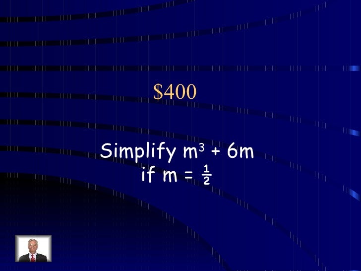 Jeopardy Template