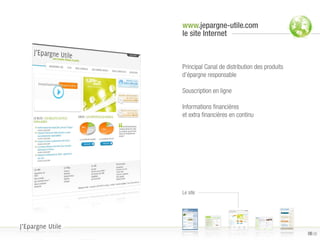 Investissement Socialement Responsable - J'Epargne Utile 2009