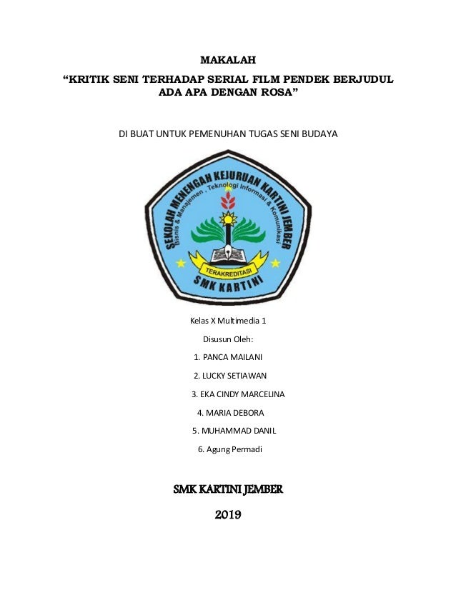 Kritik Seni Film Pendek Ada Apa Dengan Rosa Oleh X Mm 1