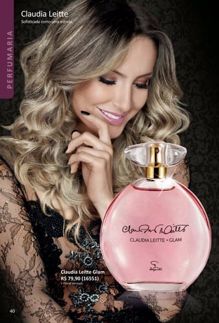 Claudia Leite Glam
R$ 79,90 (16551)
> Floral sensual.
Claudia Leite
Soﬁstcada como uma estrela.
40
PERFUMARIA
BR_PERFUMARIA_Colheita02-17.indd 40 11/8/16 17:08
PDF/X-4 ISOarizona.flow
www.arizona.com.br +55 11 3847-1977 59870_BR_COLHEITA02-17_P040.pdf - 156.0 x 230.0 mm - pag. 40BLACK YELLOW MAGENTA CYAN
Agencia: JEQUITI | Cliente: JEQUITI
Processado por arizona.flow em Tue Nov 8 17:13:20 2016
 