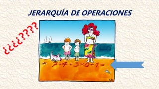 JERARQUÍA DE OPERACIONES
 