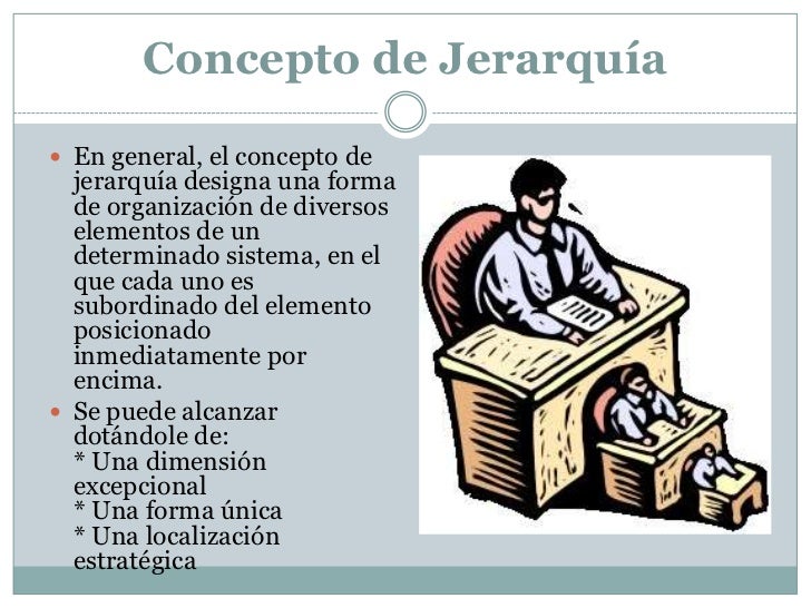 Jerarquia final