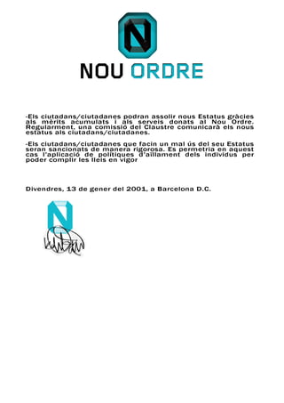 Jerarquies del Nou Ordre