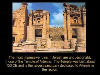 Jerash, Jordan - Bible Scholars - Historical and Archaeological Travel Study Tour