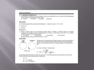 Jercicios de la ley de newton