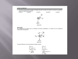 Jercicios de la ley de newton