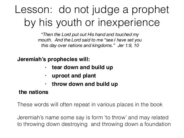 The Life And Dangers Of Jeremiah - 