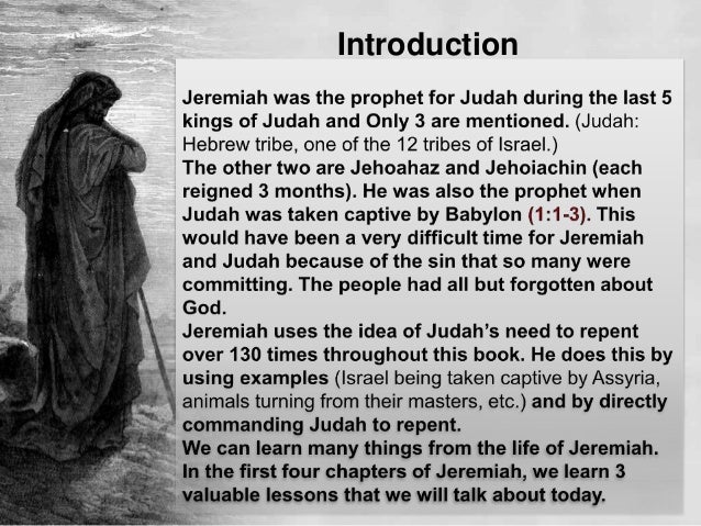 Jeremiah The Weeping Profet