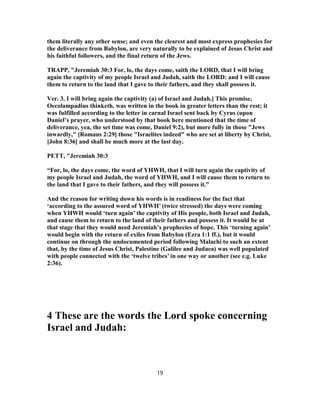 Jeremiah 30 commentary
