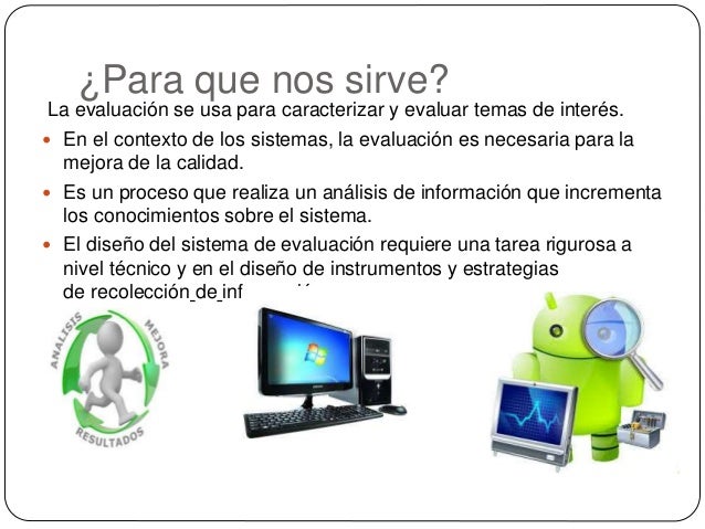 Evalucion de Sistemas Tecnologicos