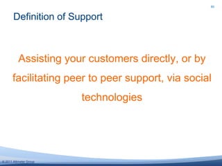 INGDirect initiates conversations around saving money, not products, on its blog and Facebook66
