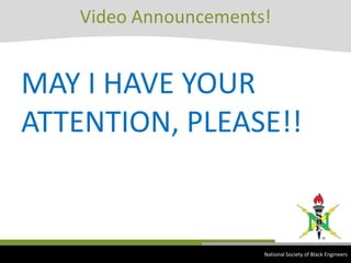 Video Announcements!MAY I HAVE YOUR ATTENTION, PLEASE!!