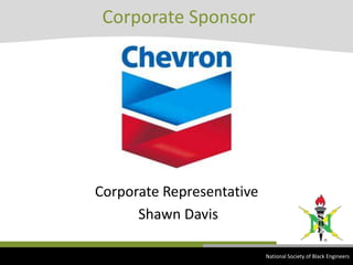  Corporate SponsorCorporate Representative Shawn Davis