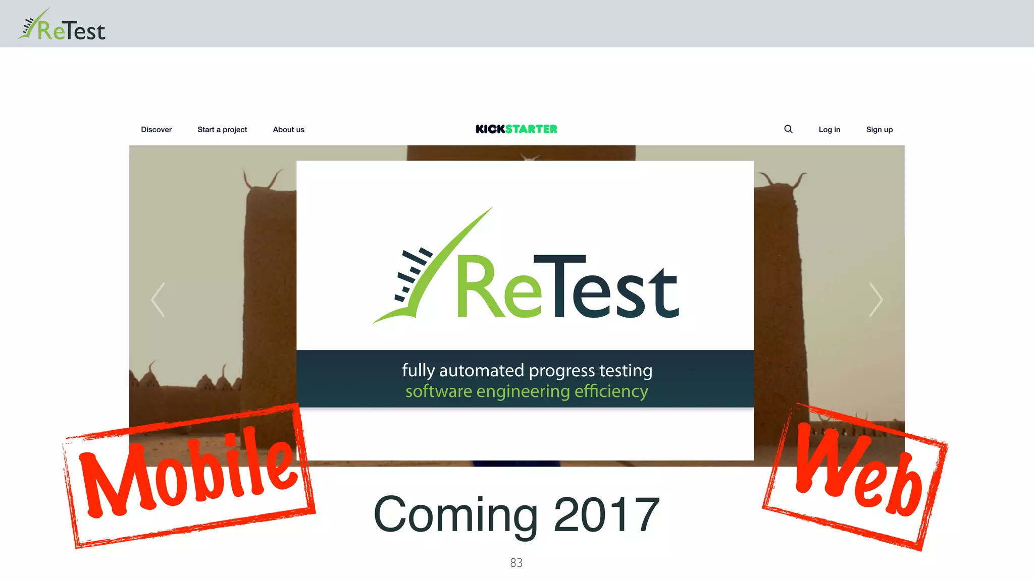 83
Coming 2017Mobile Web
 