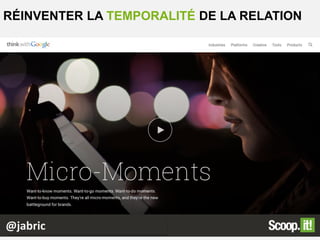 RÉINVENTER LA TEMPORALITÉ DE LA RELATION
@jabric
 