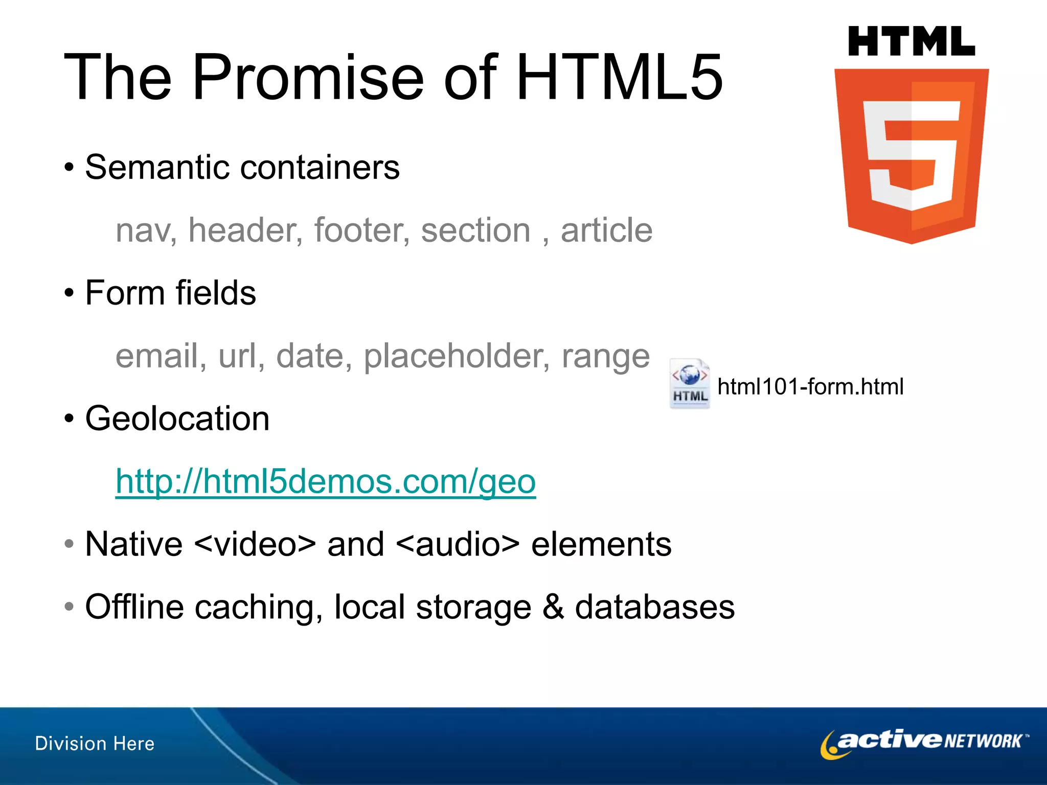  id : Unique indentifier for an HTML element