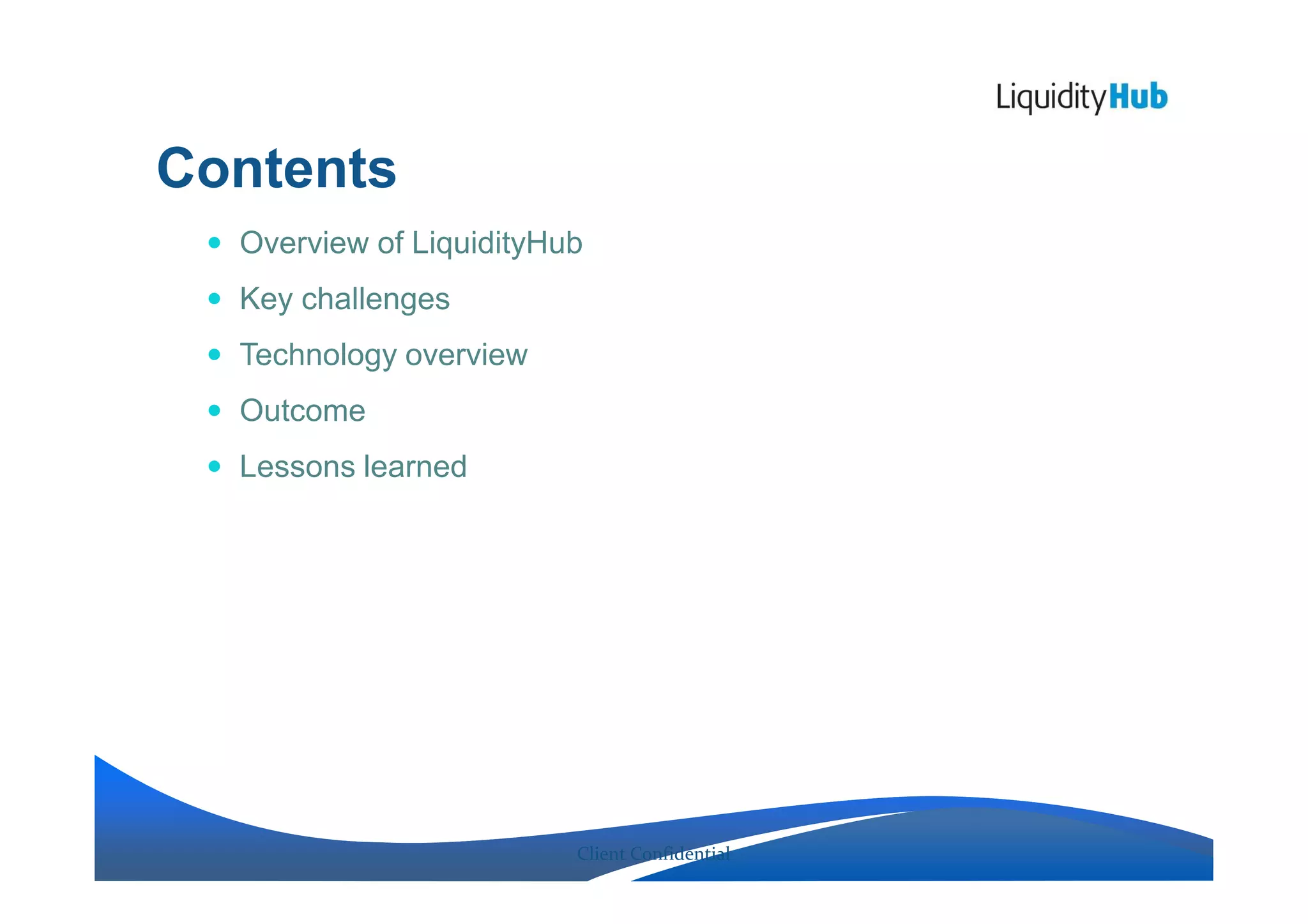 Jeremy Vickers Liquidity Hub