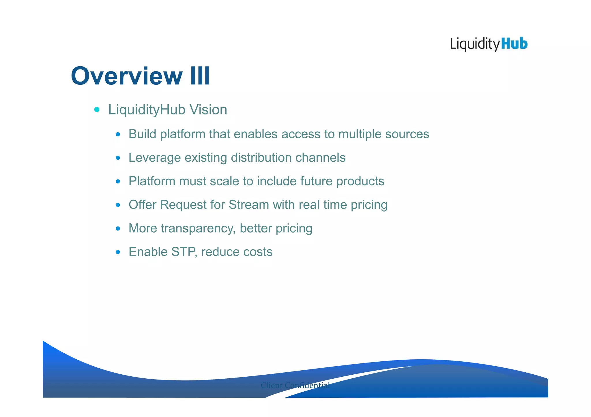 Jeremy Vickers Liquidity Hub